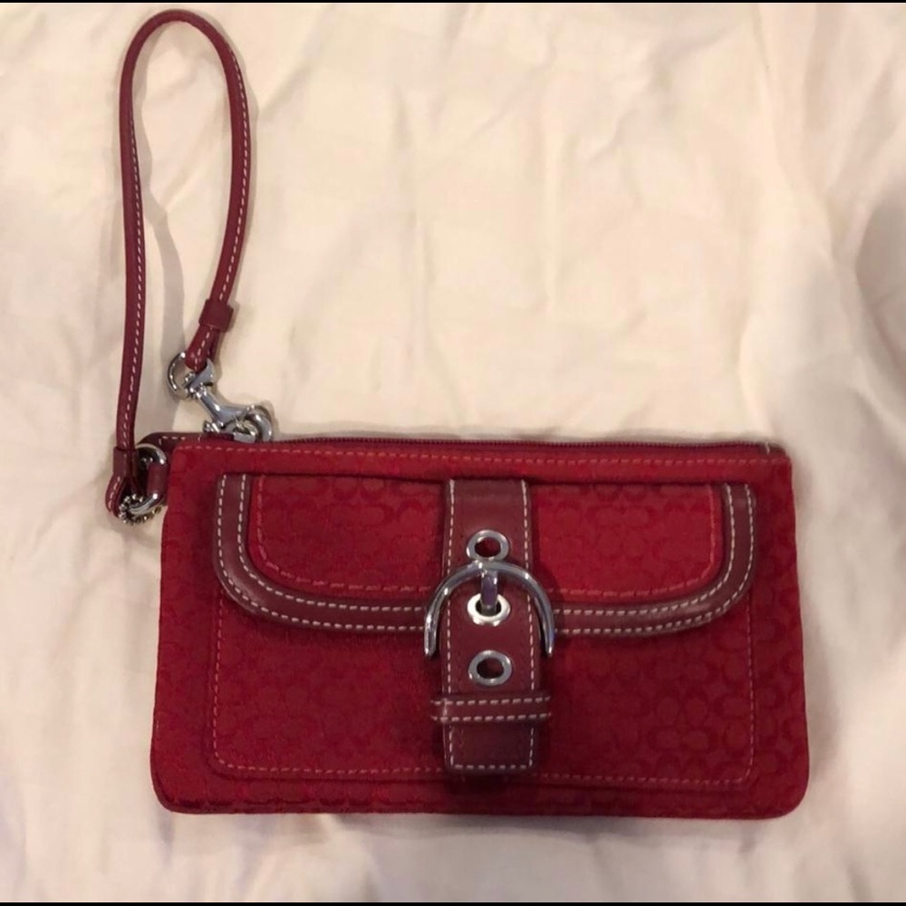 Coach Zip Clutch